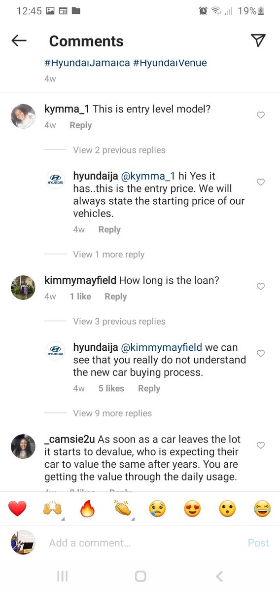 LeonSamms's tweet image. Is me alone think @hyundai feisty in its response to a potential cst query?