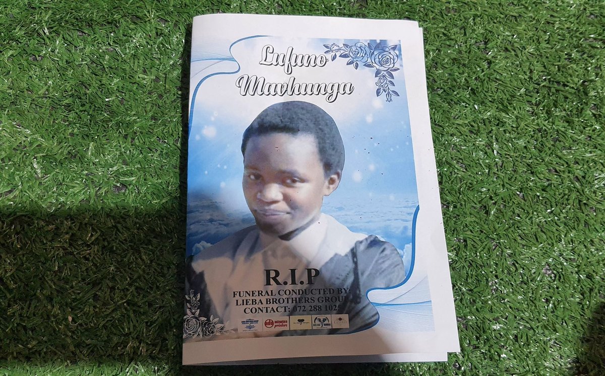TeamNews24's tweet image. #lufunomavhunga 's funeral is underway in Thohoyandou. Family, friends and government officials are in attendance.  #RIPLufuno (@Sesona_Ngqaks)