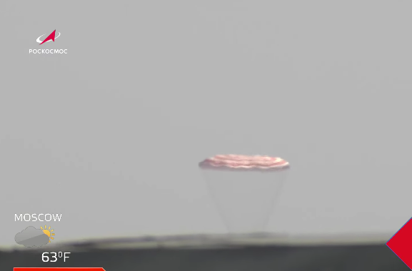 RussianSpaceWeb's tweet photo. Descent module of #SoyuzMS17 with #Exp64 crew lands as scheduled in Kazakhstan: https://t.co/653wrEnkUC https://t.co/wDSLCbxRB4