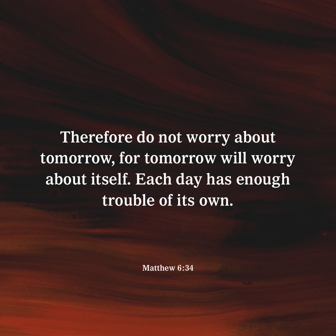 Matthew 6:34