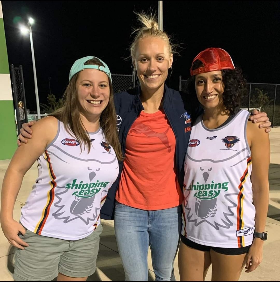 Go <a href="/CrowsAFLW/">Adelaide Crows AFLW</a> ! #WeFlyAsOne <a href="/erinphillips131/">Erin Phillips OAM</a> #AFLWGF #AFLW