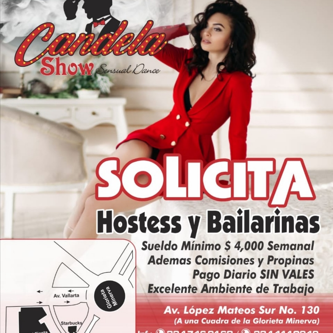 ShowStrippers's tweet photo. 🔥CANDELA SHOW🔥 te invita a ser parte de su elenco.

📌Excelentes ingresos 
📌Sueldos sin tabulador 📌Pagos al día
📌Cero vales 📌Horario flexible
📌Buen trato  📌Y el mejor ambiente laboral que hayas tenido.
☎️3314110949
3339669068
3323340989
#bailesensual
#poledance 
#Dinero https://t.co/NVfOwOh6zb