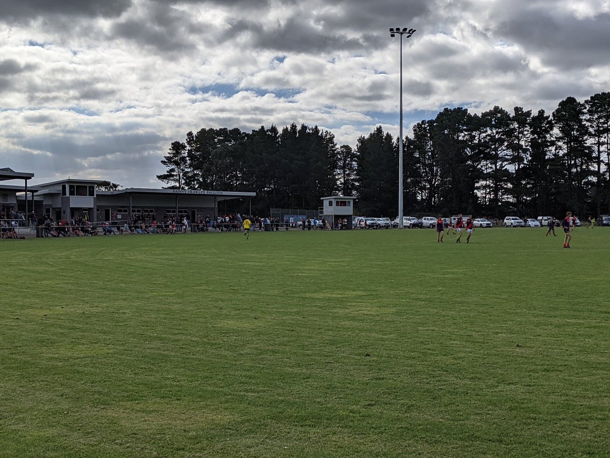 Packed house at Bungaree for round one. How good is local footy?