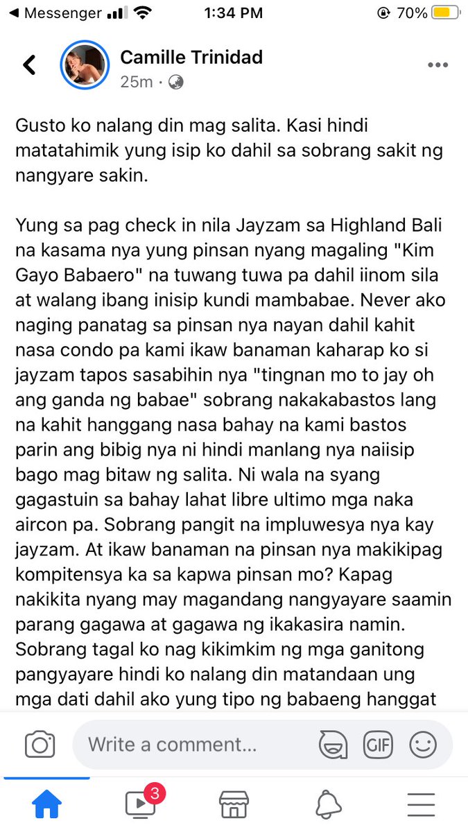 Archer88110444's tweet image. Camille FB post!
#jamillissue