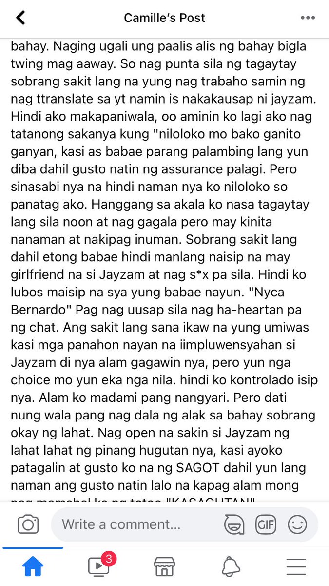 Archer88110444's tweet image. Camille FB post!
#jamillissue