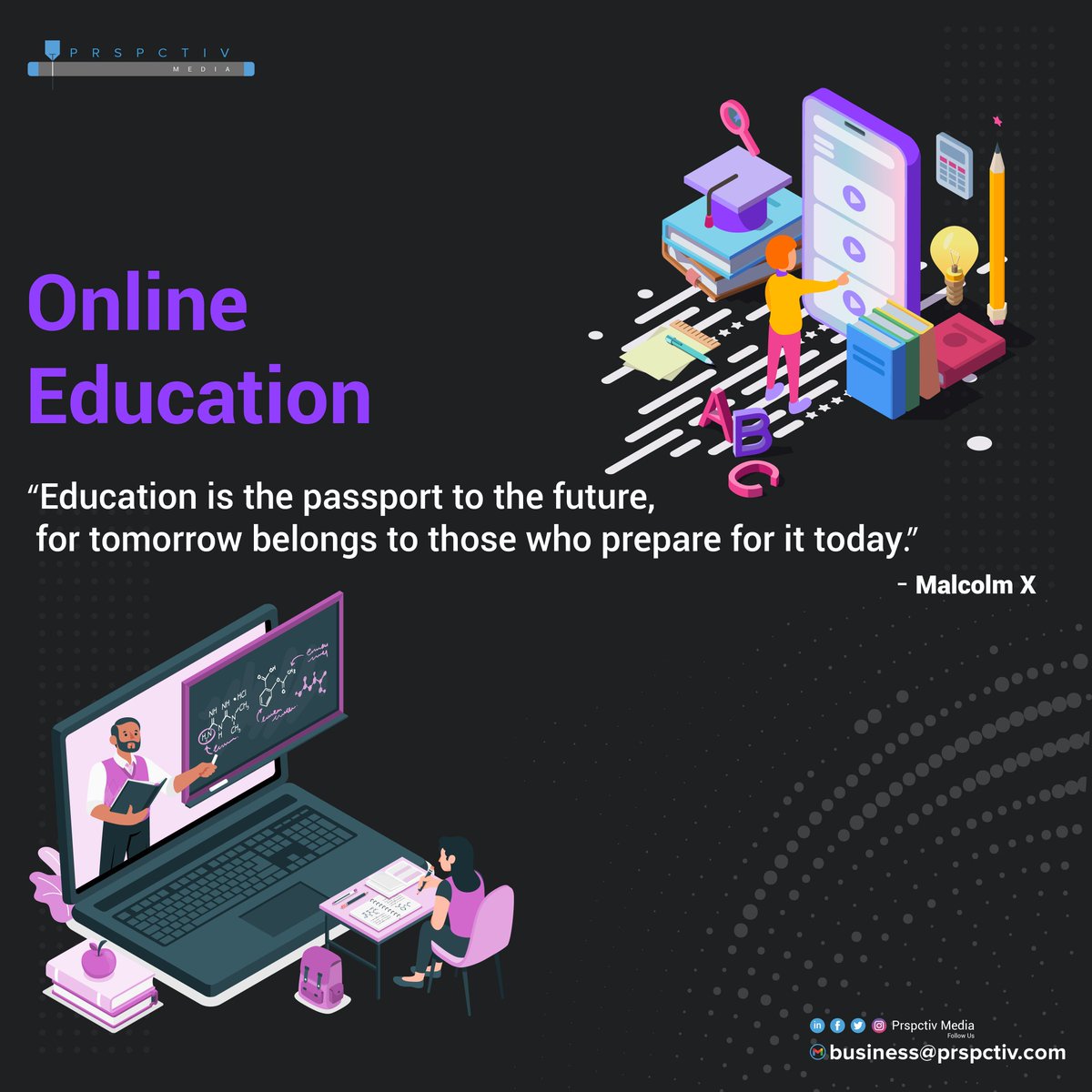 Education is the passport to the future, for tomorrow belongs to those who prepare for it today. 💫
#onlineeducation #education #educationsystem #preparation #study #elearning #digitallearning #technology #future #teachingideas #students #design #graphicdesign #motiongraphics
