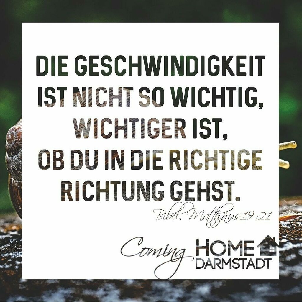 ComingHOME_DA's tweet photo. Die #Geschwindigkeit ist nicht so wichtig, wichtiger ist, ob du in die richtige #Richtung gehst. 
#richtigerichtung #ausrichtung #ziele #zieleerreichen #nachfolge #nachfolger #cominghome #darmstadt #positiv #fröhlich #hoffnung #zuhause #zuhausesein #nach… https://t.co/h9u1KSObCJ https://t.co/MNePJflPuD