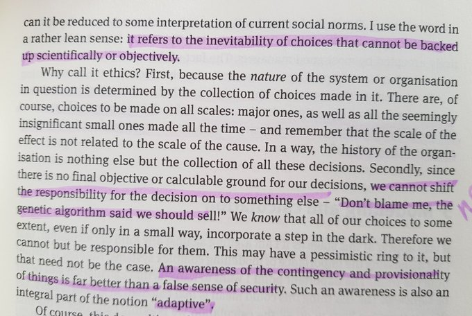 We cannot shift the responsibility for the decision on to something else – “Don’t blame me, the genetic algorithm said we should sell!” [Note:  #Cilliers wrote this over 20 years ago!]