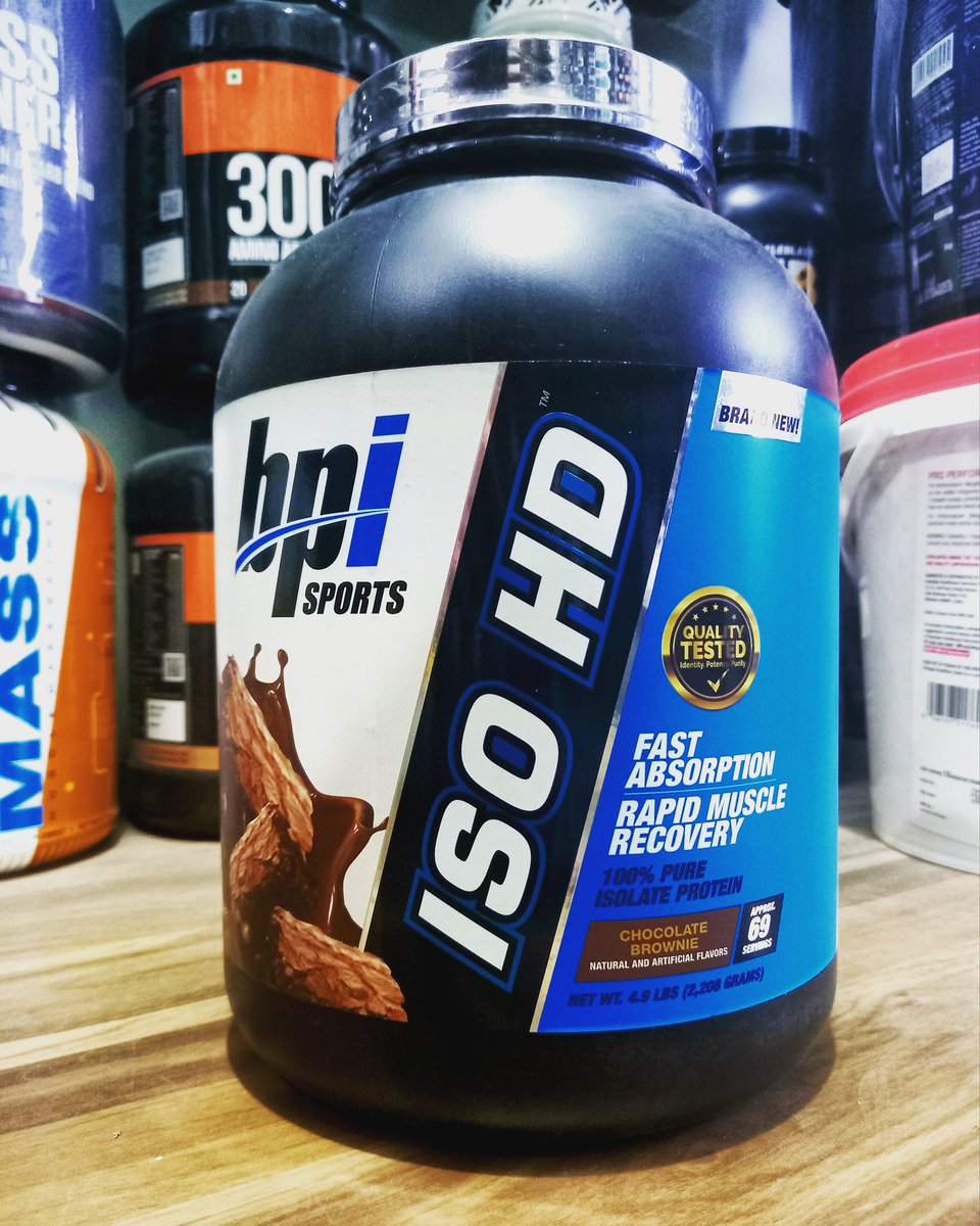 BPI ISO HD
100% PURE WHEY PROTEIN ISOLATE.

▪️FAST ABSORPTION
▪️RAPID MUSCLE RECOVERY

NET WT. 4.9LBS
SERVINGS - 69 APPROX

AVAILABLE ⬇️
@ENERGYSTATION1

#wheyproteinisolates #isolateprotein #isolatewheyprotein #wheyproteinisolate #isolatewhey #bpi #bpisports #guwahati