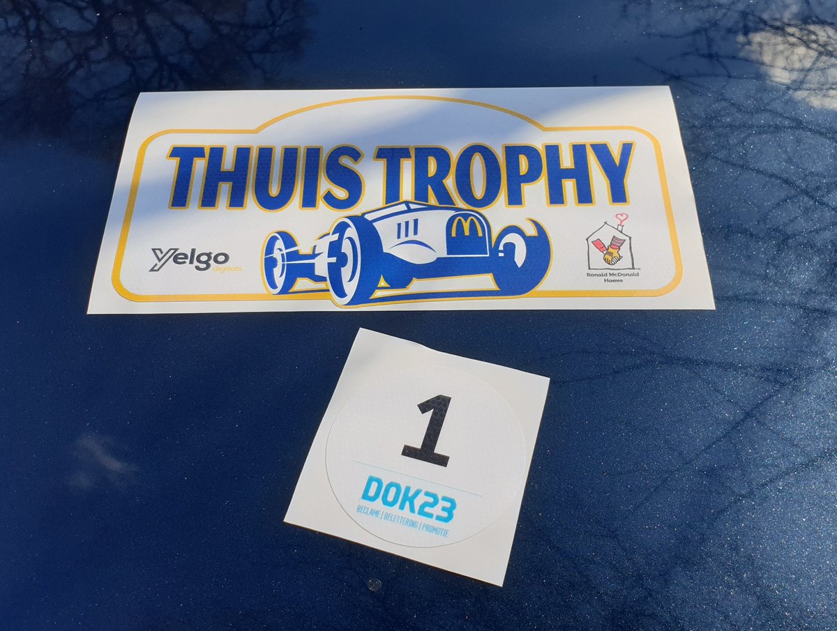 Thuis Trophy (@thuistrophy) on Twitter photo Als de rallystickers van <a href="/DOK23Drachten/">#mooiermakers</a> klaarliggen dan weet je dat het bijna tijd is voor de <a href="/ThuisTrophy/">Thuis Trophy</a> #rally #sponsor #thuistrophy2021 Als de rallystickers van <a href="/DOK23Drachten/">#mooiermakers</a> klaarliggen dan weet je dat het bijna tijd is voor de <a href="/ThuisTrophy/">Thuis Trophy</a> #rally #sponsor #thuistrophy2021