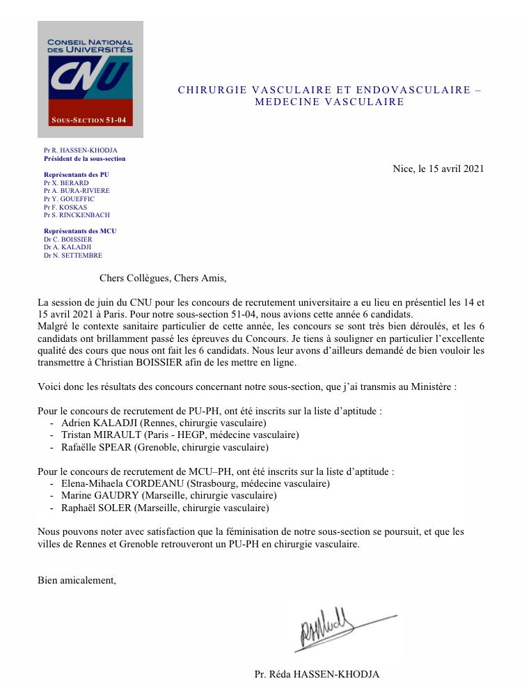 ARMEVAL félicite Mihaela pour son brillant passage devant le CNU.