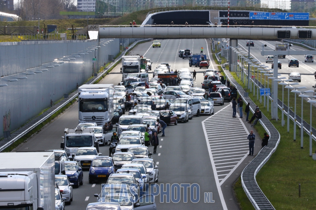 Melding ongeval Woudweg Vlaardingen