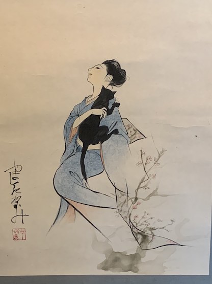 25日(日)まで延長の、ヴァニラ画廊「山下和美 画業40周年記念原画展」にて展示中の掛軸2点。なんと本格的な複製掛軸となって、クラウドファンディングのリターンで入手可能!
旧尾崎邸保存プロジェクト https://t.co/vrtzrGm13i
受注生産なのでクラファン終了後の販売はありません。この機会に!