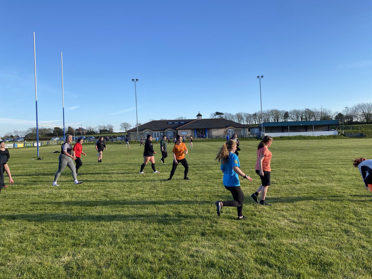 Lovely evening for our first training session for the Wildcats.