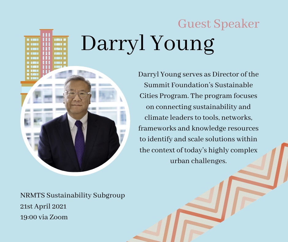 It is a delight to announce <a href="/DarrylWYoung/">Darryl Young</a> as our US speaker for Wednesday's inaugural #sustainability talk.

Darryl will join our virtual stage to discuss America's latest climate plans 🇺🇸 along with Lilian Greenwood MP on what #Notts is doing🇬🇧

Tickets➡️eventbrite.co.uk/e/climate-lead…