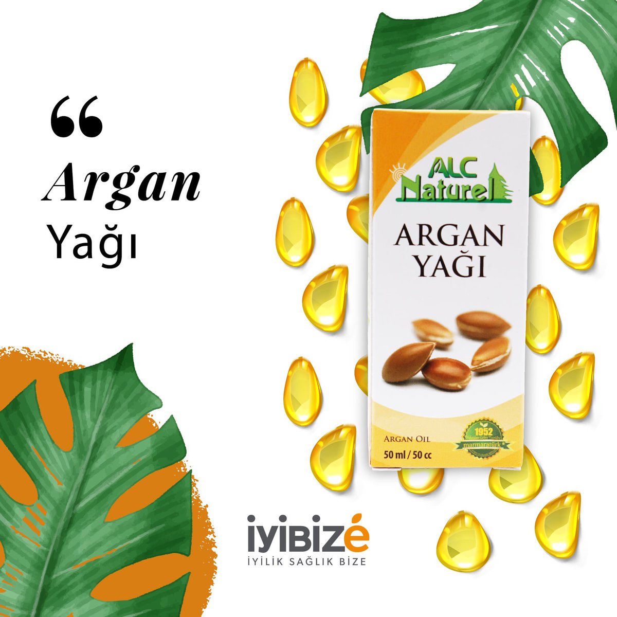 iyibize's tweet photo. Argan yağı vitamin, mineral ve antioksidanlar açısından oldukça zengindir. Saçınızı nemlendirmeye ve yumuşatmaya yardımcı olur.
*Herhangi bir alerjik reaksiyon veya sağlık sorununa karşı uzman kontrolünde kullanmanız önerilir.
https://t.co/VQKupysN1S 
#iyibize #bitkiselyağ https://t.co/jkaNGDHfjv