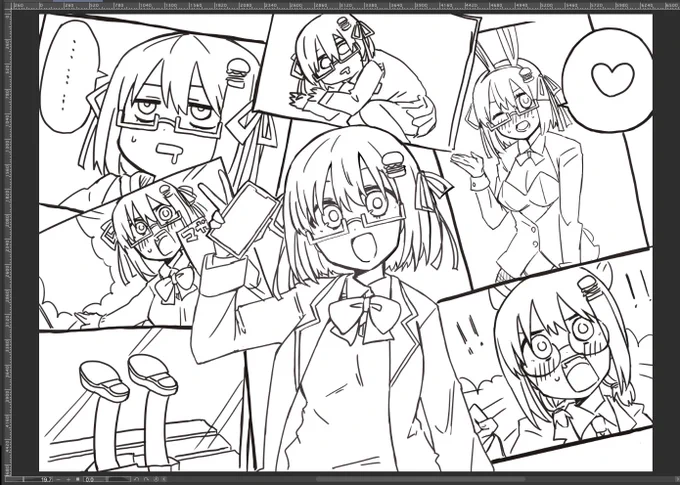 ペン入れできたので塗ってきます
ハンバーガーが「デジタルエマ描く」でライブ配信中! https://t.co/ZWoU4SQhFJ #pixivSketch #デジタルエマプロジェクト 