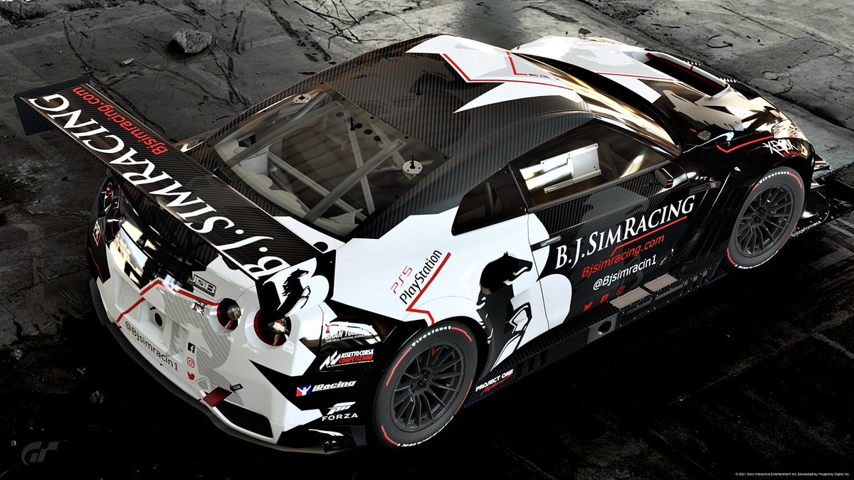 Livery dedicado a <a href="/Bjsimracin1/">BJSIMRACING</a> para agradecer todo el apoyo recibido a <a href="/PRoneMotorsport/">Project One Motorsport</a> y publicado para la comunidad de <a href="/thegranturismo/">Gran Turismo</a> espero que os haga disfrutar tanto como sus productos TOP 
GRACIAS POR TODO 😉
#bjsimracing #nissan #GTR #livery #granturismo #simracing