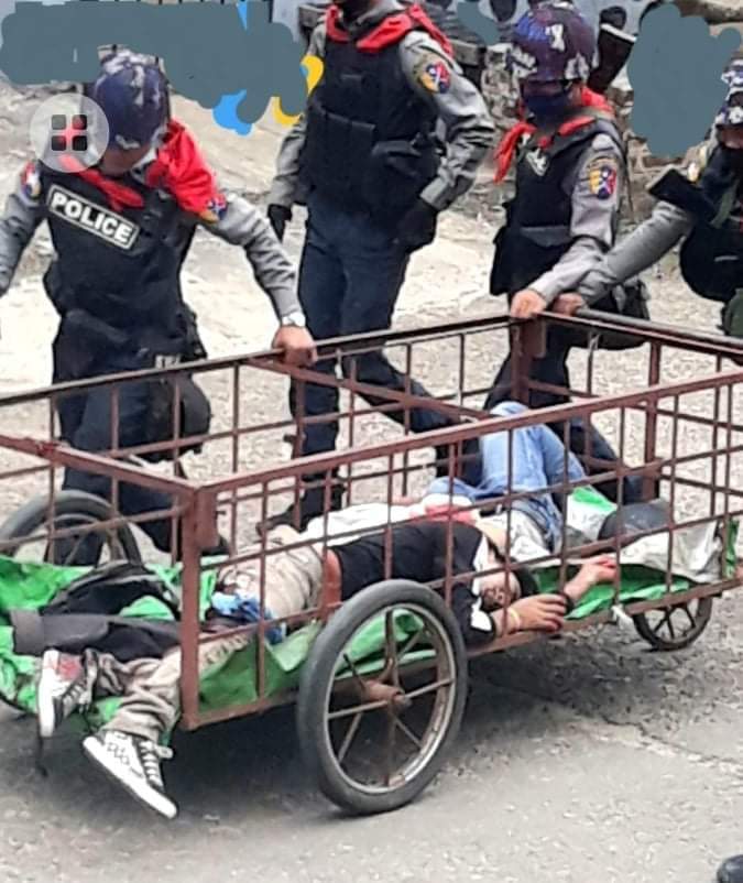 MyanmarVoice1's tweet photo. 17.04.2021
#WhatsHappeningInMyanmar 
#Myanmarjunta killed Civillians https://t.co/qo49sQLiMh