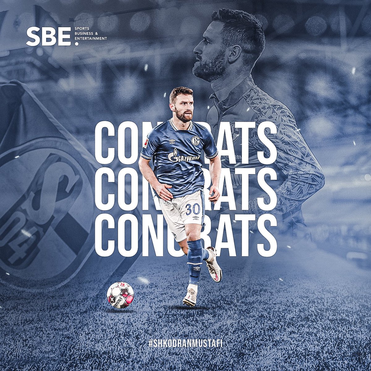 #CongratsShkodran 🎁🎉 @MustafiOfficial 🙆🏻‍♂️, Dein #TeamSBE ⚽️ gratuliert und wünscht Dir alles, alles Gute zu Deinem 2️⃣9️⃣. Geburtstag 🎈🎁 #sbemanagement #strongertogether #shkodranmustafi #mustafi #sm30 #congrats #happybirthday #geburtstag #birthdaycake #s04 #schalke04