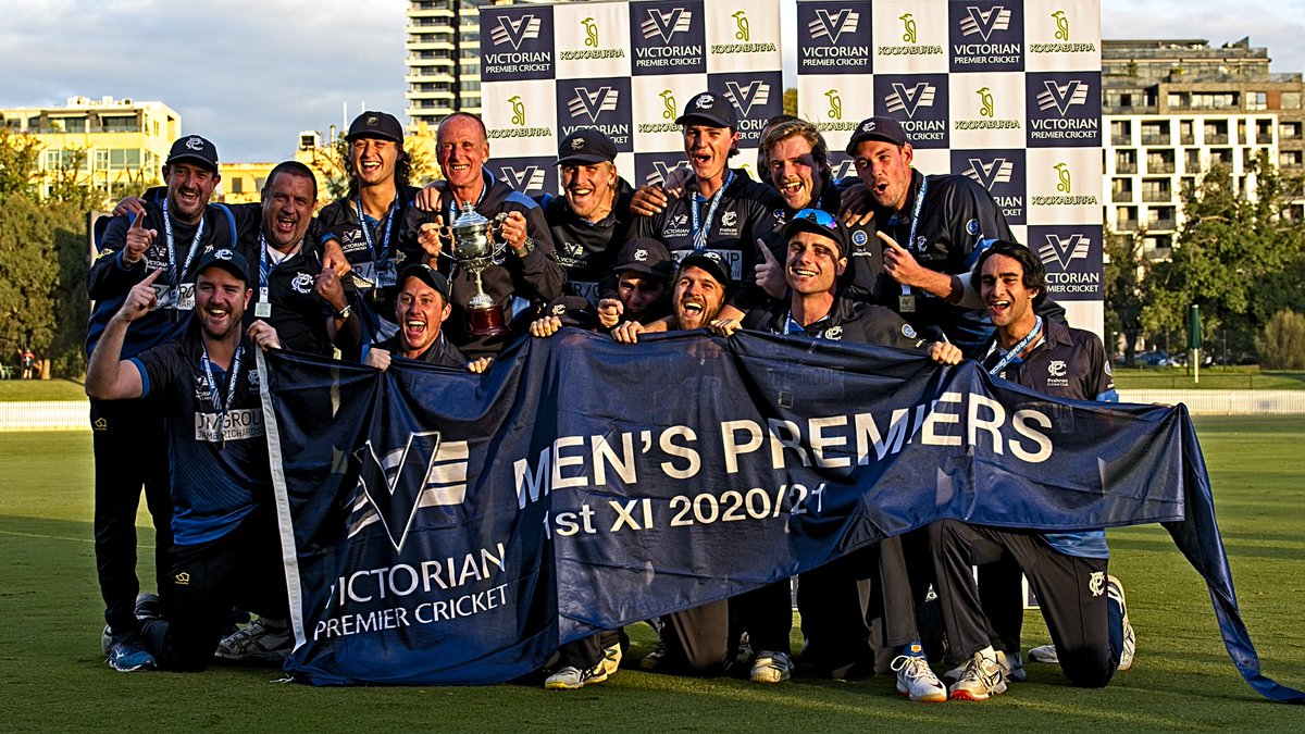 So there it is...
The 2020/21 <a href="/vicpremcricket/">Vic Premier Cricket</a> season is done.
Congratulations to <a href="/prahrancc/">Prahran Cricket Club</a> who came out victorious in the 1stXI over a gallant <a href="/DandenongCC/">Dandenong CC</a> 👏
Hope to see you all around the grounds more next season.😃🏏📷
