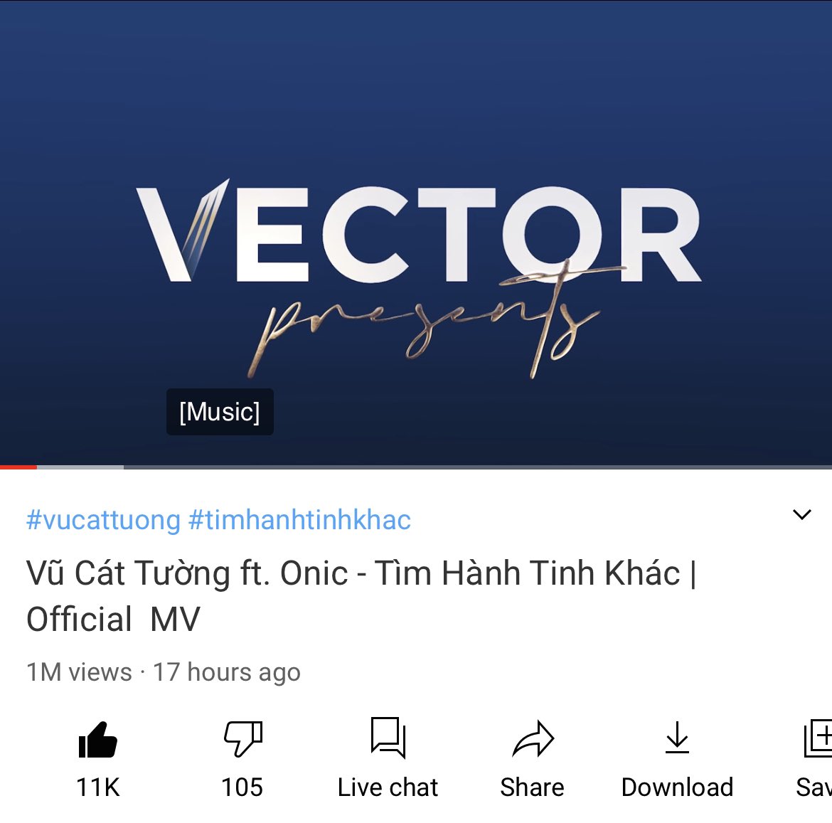 VCTWorld's tweet photo. Lên nàoooo 🔥🔥🔥 
Mọi người nhớ like nhaaa 💥 
#TimHanhTinhKhac #VuCatTuong https://t.co/ioresIpsaj