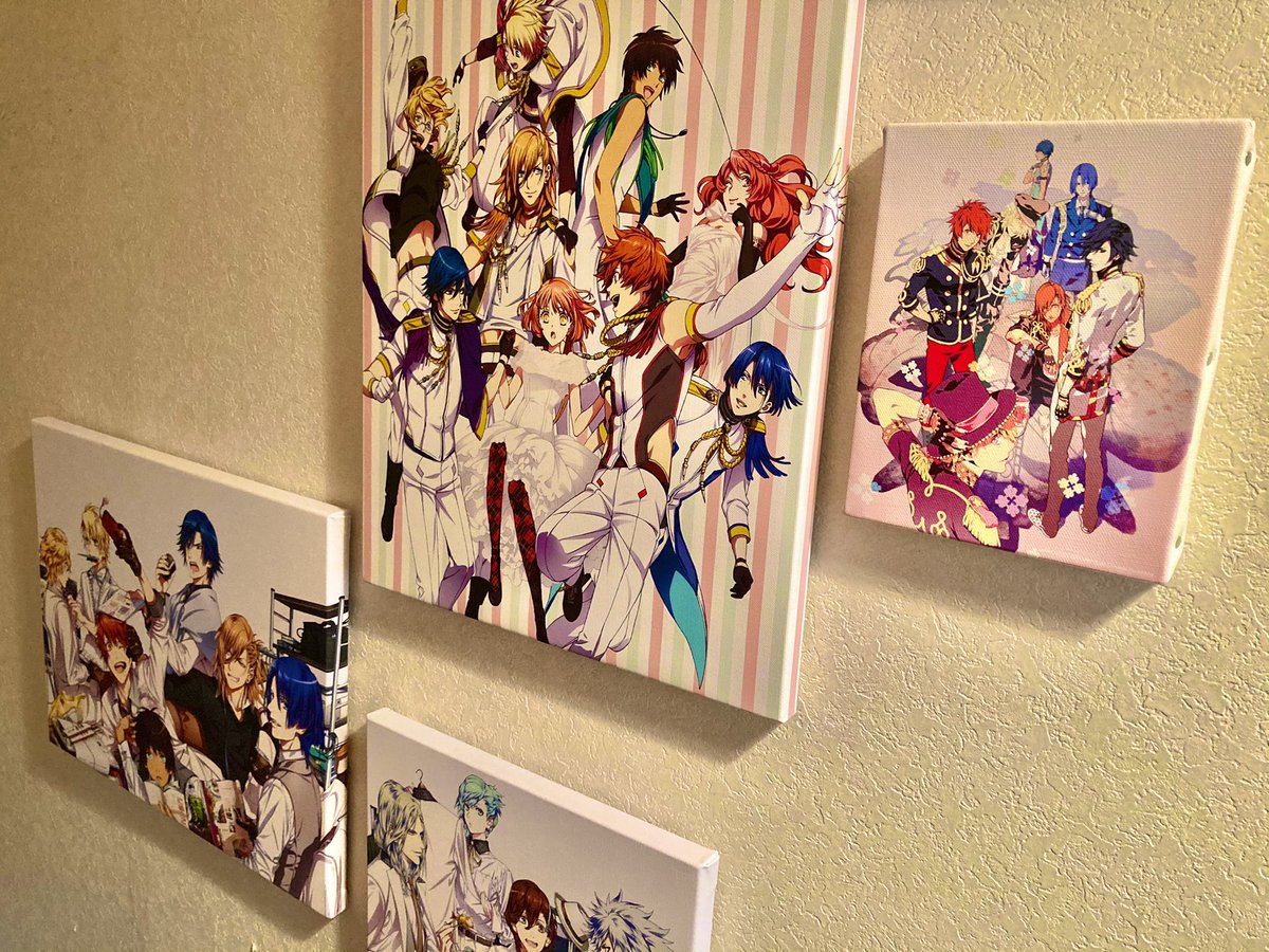 うたプリのキャラファインボードと少し前にきたDebutのアートパネル