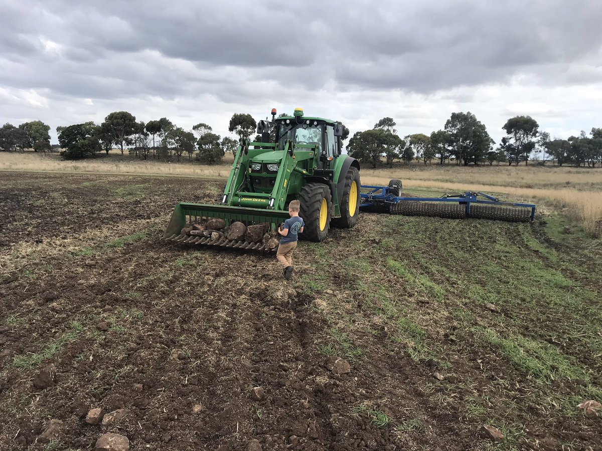 Rule #1 of cropping...pick up rocks dad!