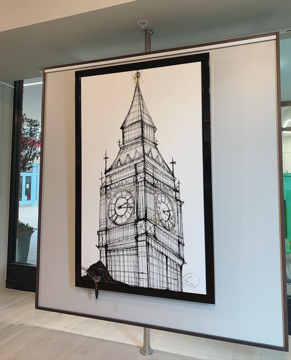 ‘Big Ben’ - the first in my new series ‘Under Construction’ is now on display at <a href="/sohofineart/">Soho Fine Art</a>

‘Under Construction’ is a concept I have had in mind for a few years now. I have always incorporated my brushes along side my paintings - just not quite like this... #underconstruction