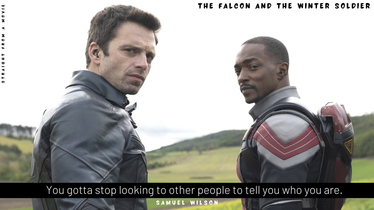 ScottshaksSFAM's tweet photo. "You gotta stop looking to other people to tell you who you are."
#TheFalcon #thefalconandthewintersoldier
#SamuelWilson #Falcon #FalconAndWinterSoldier #FalconAndTheWinterSoldier #FalconWinterSoldier #TVQuotes #quotes #quoteoftheday #quoteoftheweek #AnthonyMackie #KariSkogland https://t.co/EjfjxkTist