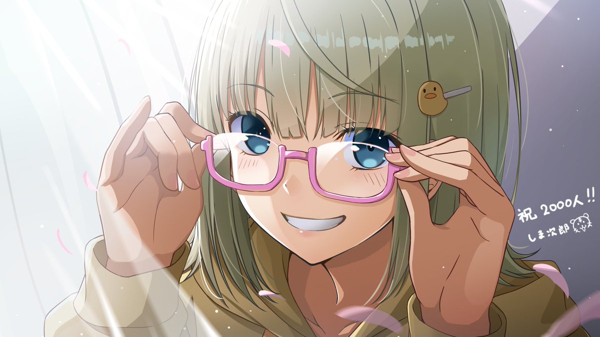 少し遅くなってしまった まやさんちチャンネル登録者00人記念イラスト しま次郎のイラスト