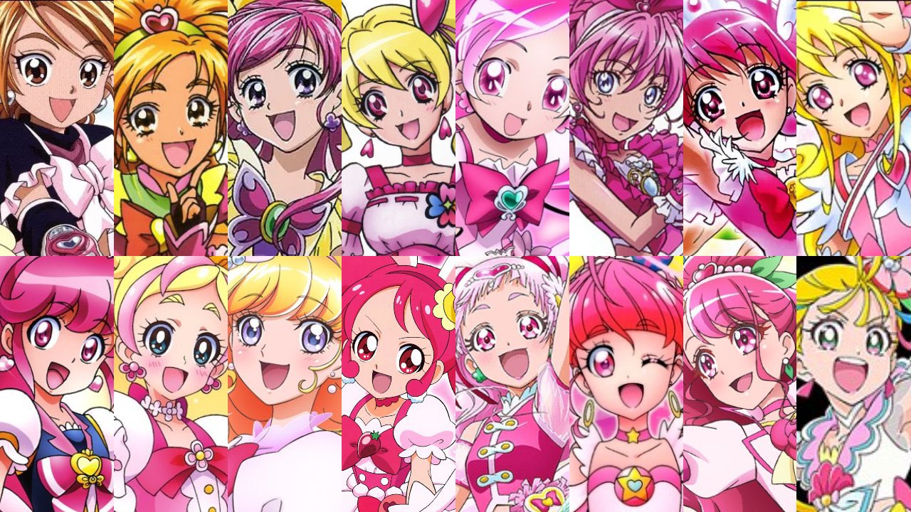 アッシュの灰塵 歴代プリキュア 主人公並べるだけでも こんなに多いの圧巻だよな T Co Joifnss6g0 Twitter