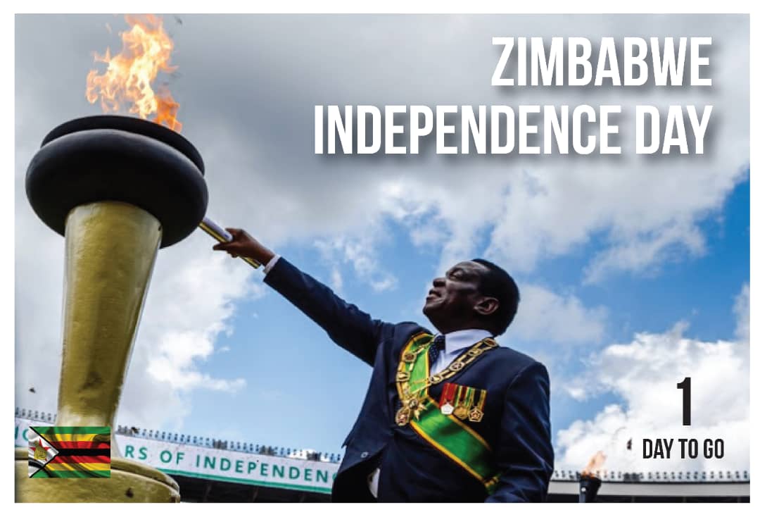 One day to #ZimAt41! 
#ZimbabweIndependence
#ZimBho👍
#iZimYami
#Vakatsha 
#VisitZimbabwe