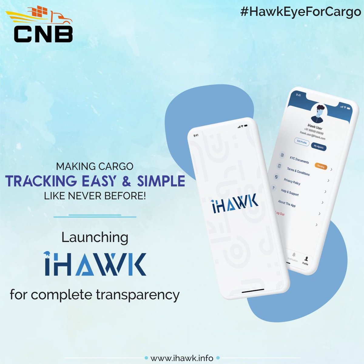 We believe in the transformation of the traditional #Ports, #Yards and #Container Management Industry, using advanced #Technologies.
In this pursuit, #CNB has launched a new-age product "iHawk", with the aim of making cargo handling and tracking, completely transparent!
#app #AI