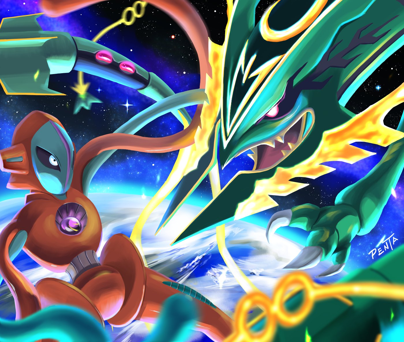 ポケモン レックウザVSデオキシス