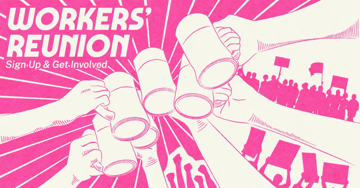 ✊ We're excited to launch Workers Reunion: two days of action in Retail and Hospitality 🍩 

forms.gle/CW8Jfm2QJHPvqC…