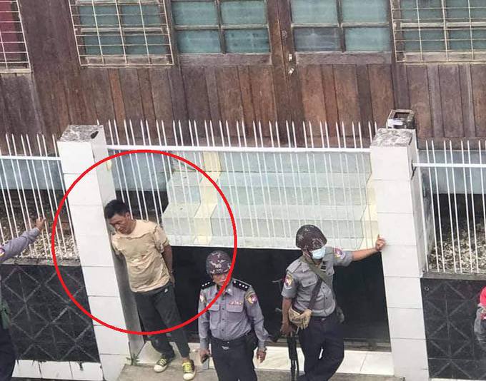 Junta troops are violently beating up and abducting people in Mogok on the first day of Myanmar Newyear. Situations are intense and still can’t confirm the exact number of abductees. NUG ASSEMBLE #Apr17Coup #ReleaseTheDetainees #WhatsHappeningInMyanmar