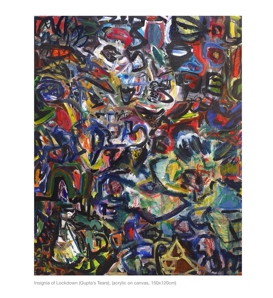 Noela James Bewry said "I certainly feel Insignia of Lockdown has a frantic, cacophonous and discordant atmosphere to it, multi layered and complex, and powerfully discomforting."

We invite you to join the discussion branchron.com/2021/04/11/bra…