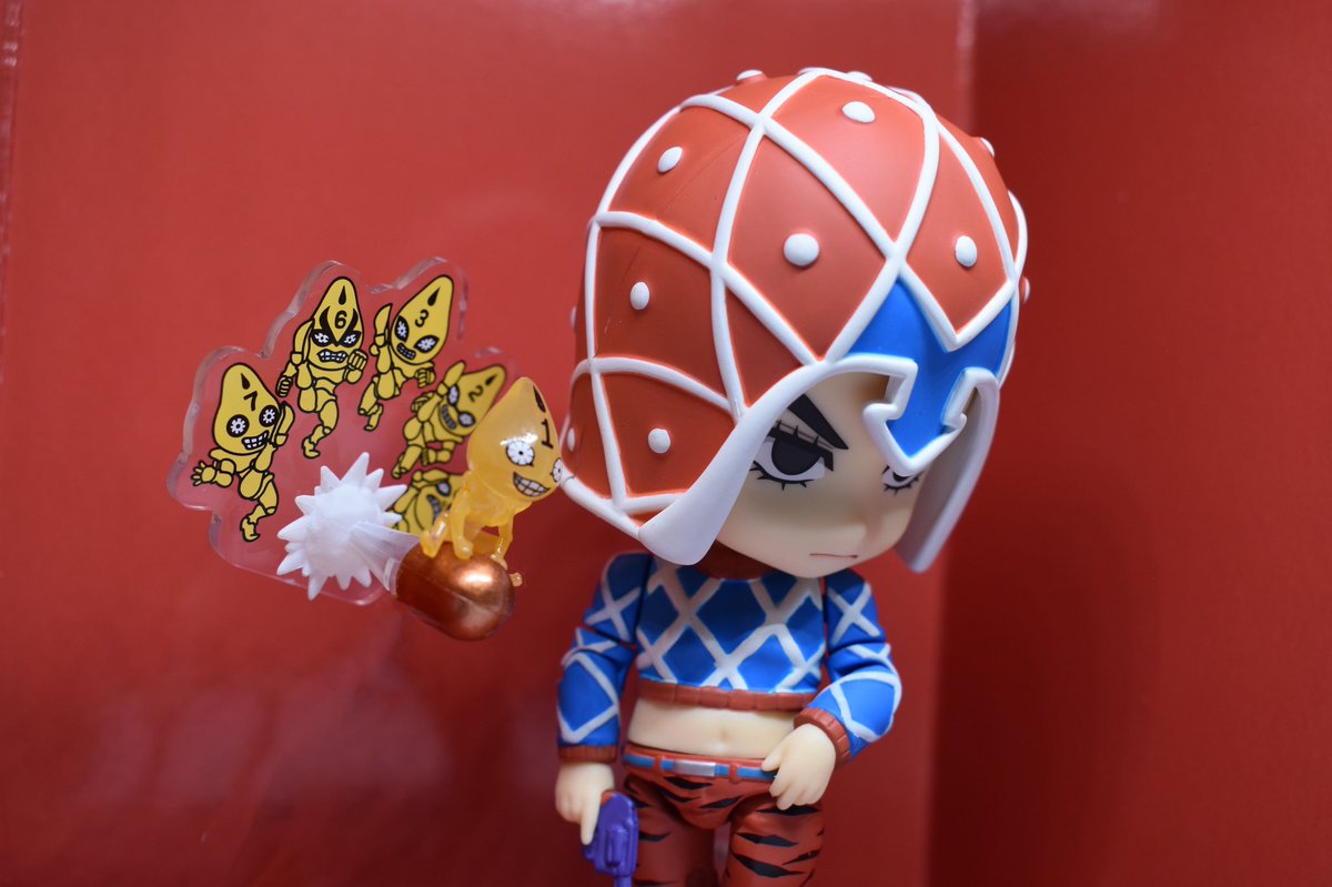 Fullswingutaro's tweet photo. ねんどろいどデビューしましたぁ！
お初は前々から決めていたミスタで！思ったより頭重いんですねこれ笑笑
#オモ写　#MyFirstNendoroid https://t.co/k7tmXNiUSB