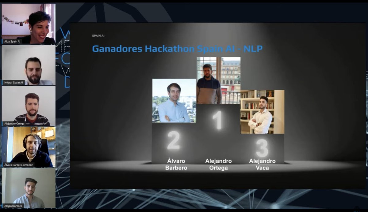 Galicia_AI's tweet photo. #HackathonSpainAI2020 @Spain_AI_  https://t.co/5iwUUKz3bs #Livestream https://t.co/EFlkZLxUNL