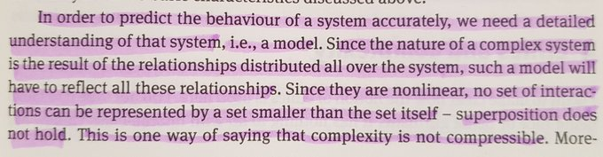 Complexity is not compressible   #Cilliers