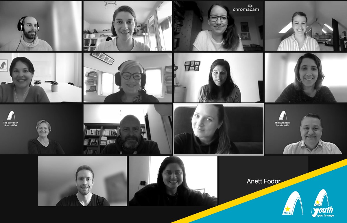 #WorkingSaturdayℹ️ we held a (very productive) joint meeting with <a href="/EngsoYouth/">ENGSO Youth</a> today to discuss;
🔹current development &amp; updates,
🔹project, intiatives, activities,
🔹communications &amp; visibility. 

Thank you #ENGSOyouth for a fruitful collaboration. 
#grassrootsport #youthsport