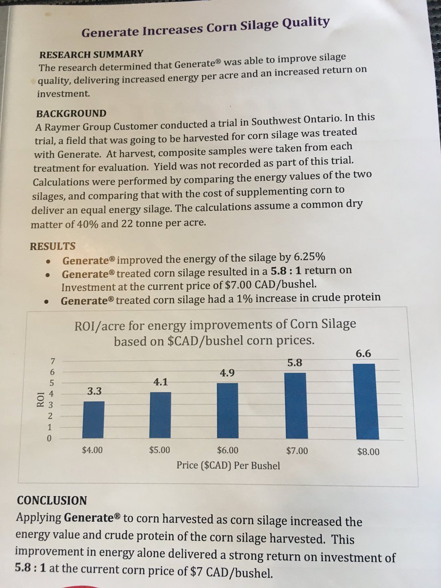 RaymerGroup's tweet image. To all businessman ...is a  5.8 to 1  ROI a good return ? #Agnition Ontario trial last year.