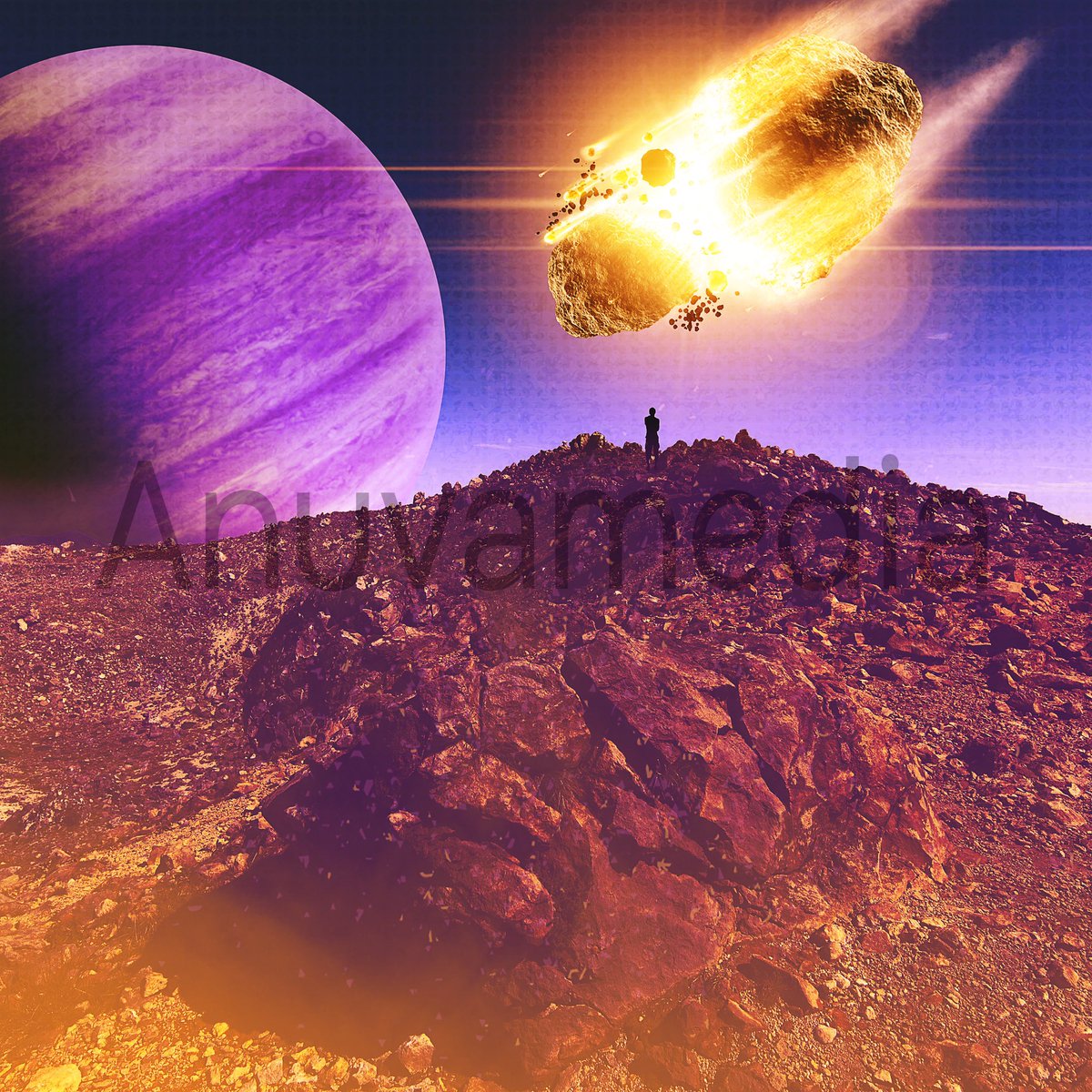 AnuvaMedia's tweet image. Asteroid - Single/Album Artwork for sale, message for details!