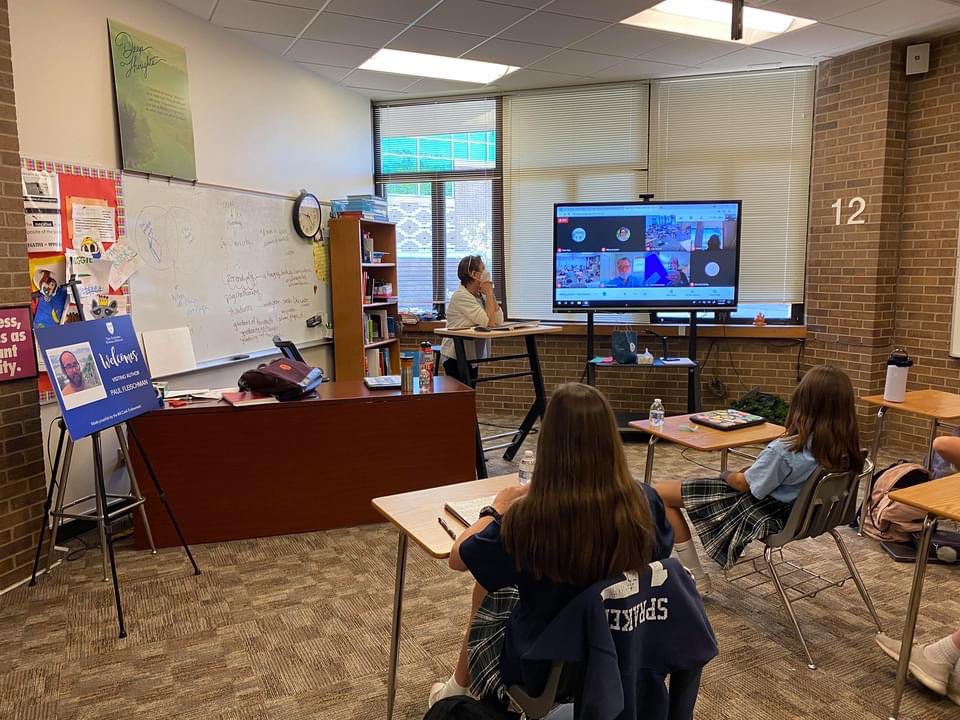 ESD Middle School (@esdmiddle) on Twitter photo Established in 2018 in honor of long-time ESD English Teacher Bill Cook, the Bill Cook Endowment supports a visiting writer program in middle school. This year's visiting writer was Paul Fleischman, whose works are being read by several English classes. <a href="/EpiscopalDallas/">Episcopal Dallas</a> Established in 2018 in honor of long-time ESD English Teacher Bill Cook, the Bill Cook Endowment supports a visiting writer program in middle school. This year's visiting writer was Paul Fleischman, whose works are being read by several English classes. <a href="/EpiscopalDallas/">Episcopal Dallas</a>