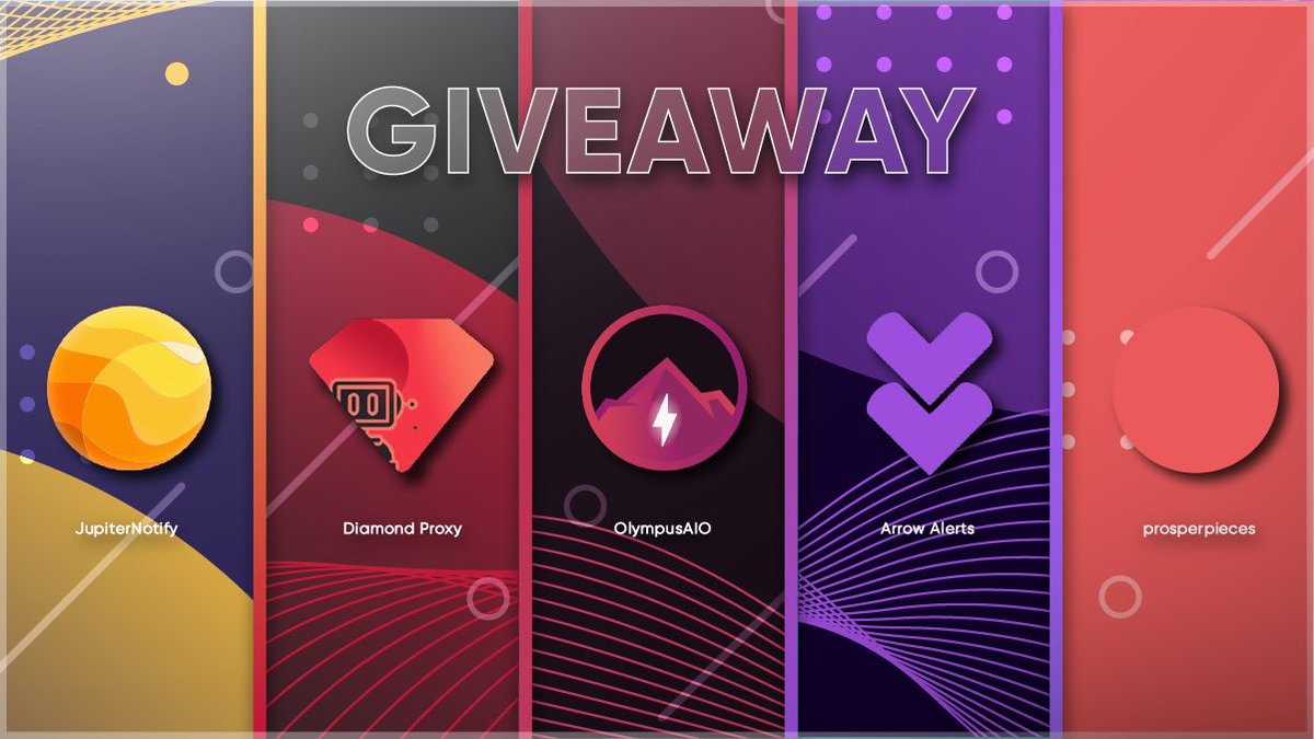 HUGE GIVEAWAY! @JupiterNotify - x1 Free Month @Diamond_proxies - 2GB Resi @OlympusAIO - x3 Free Months @ArrowAlerts - x1 Free Month @prosperpieces - Any Colour Hoodie Follow All 💯 Like ❤️ Retweet 🔁 Comment What Colour Hoodie You Want 👀