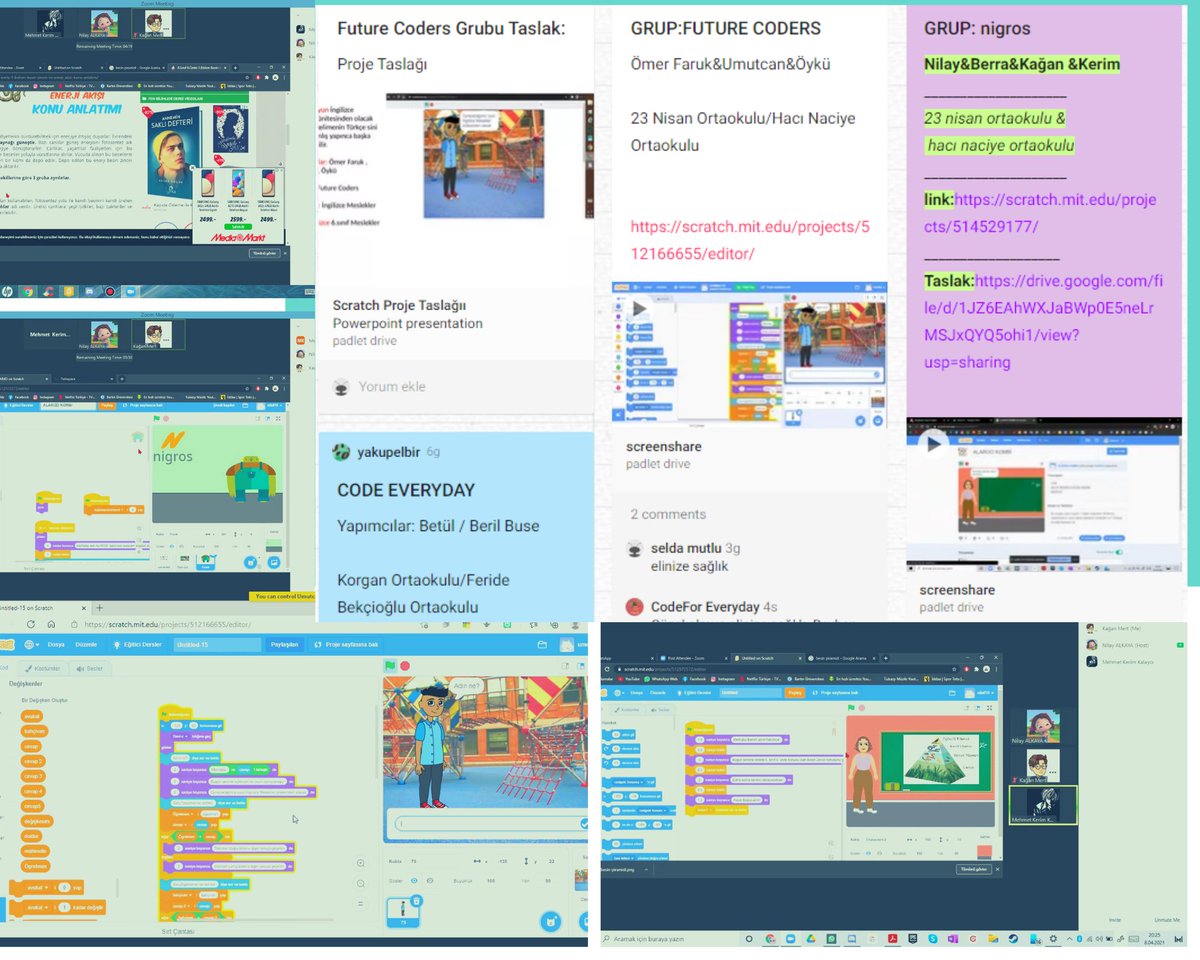 Selda Mutlu- Yunuseli Hacı Naciye Kanalıcı Ortaokulu

Disiplinler arası proje çalışmalarında karma okul gruplarımızdan Nigros ve Future Coders kodlamalarını tamamladılar. Öğrencilerimize teşekkür ediyoruz.