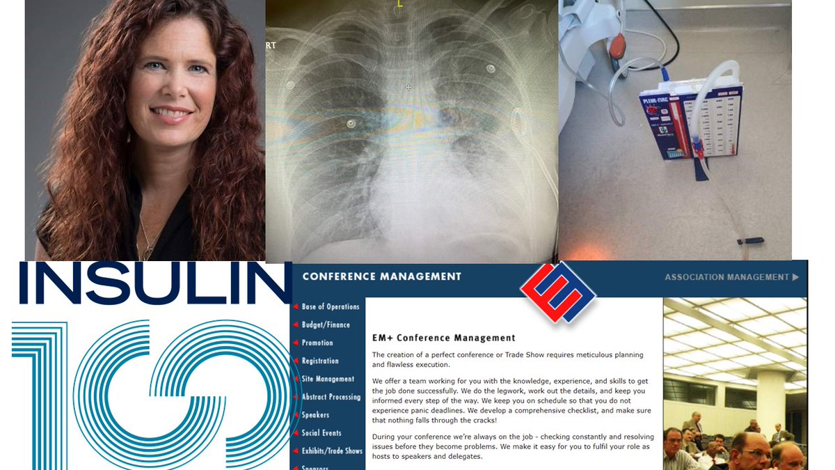 Can't make this stuff up-After yrs of planning our #insulin100 meeting, nothing would keep Heather Dow and her #scicomm team from helping us cross the finish line. Not even a last minute rib # &amp; pneumothorax! When the going gets tough, Heather gets going. Thank you! <a href="/3canoes/">Heather Dow</a>