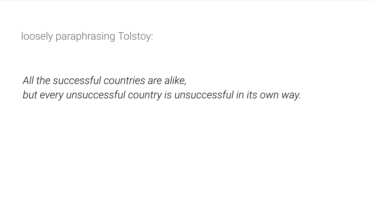 Because (loosely paraphrasing Tolstoy): All the successful countries are alike, but every unsuccessful country is unsuccessful in its own way. And if we want to know what might be done in Switzerland, we need to understand the specific ways in which Switzerland is unsuccessful.
