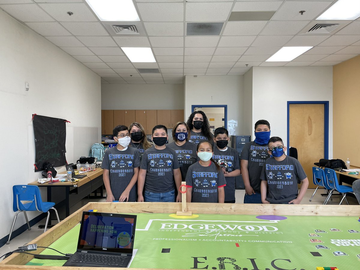 Stafford Crusaderbots did a fantastic job.  It was a different experience and a virtual competition, but you can definitively feel their energy.  Great job Robotic Coaches <a href="/StaffordEISD/">Stafford Visual & Performing Arts Elementary</a> <a href="/amhedley1/">Az</a> <a href="/ddehoyos01/">Debbie DeHoyos</a> #Robotics #nothingbutthebest